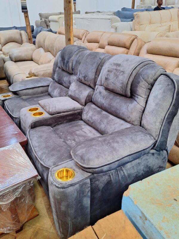 Semi Recliner Fabric 5 Seater